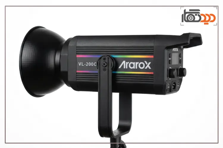 ویدیو لایت آراروکس Ararox VL200C RGB به همراه کاسه