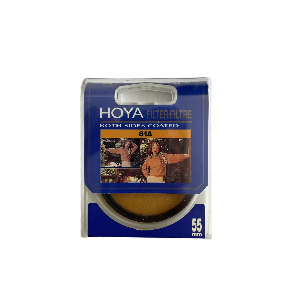 فیلتر لنز رنگی هویا HOYA CREAM 81A 55mm FILTER NEW — تصویر 1