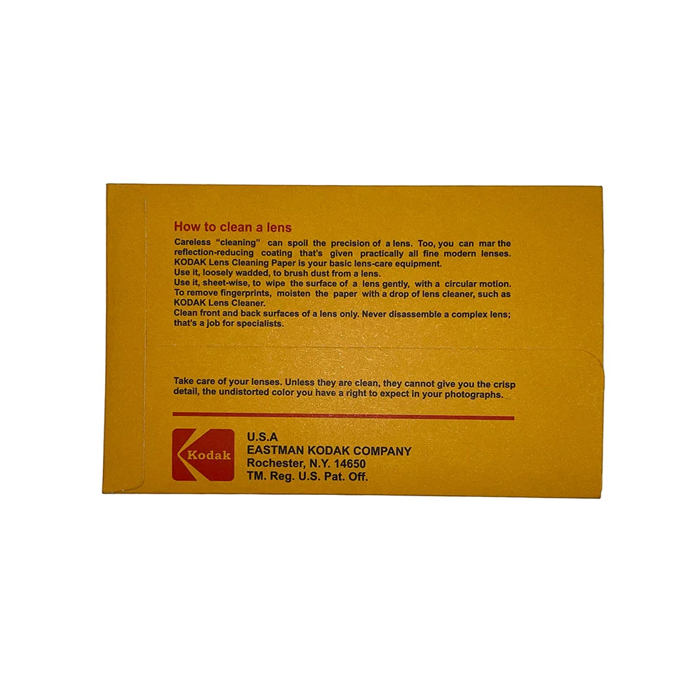 تمیز کننده لنز کداک بسته 50 عددی KODAK CLEANING LENS