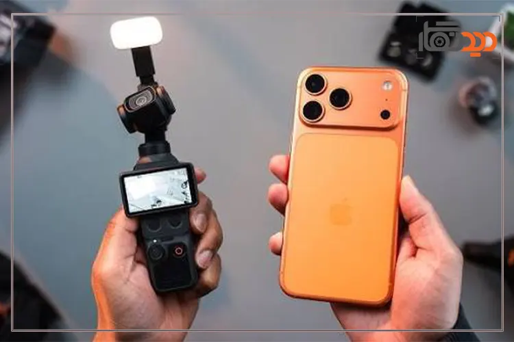 مقایسه osmo pocket 4 با iphone 17 pro max