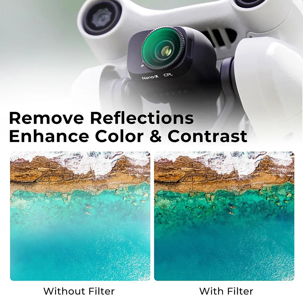 فیلتر لنز کی اند اف K&amp;F KIT CPL ND8 ND16 NANO SERIES FOR MINI 3 KIT FILTER — تصویر 3