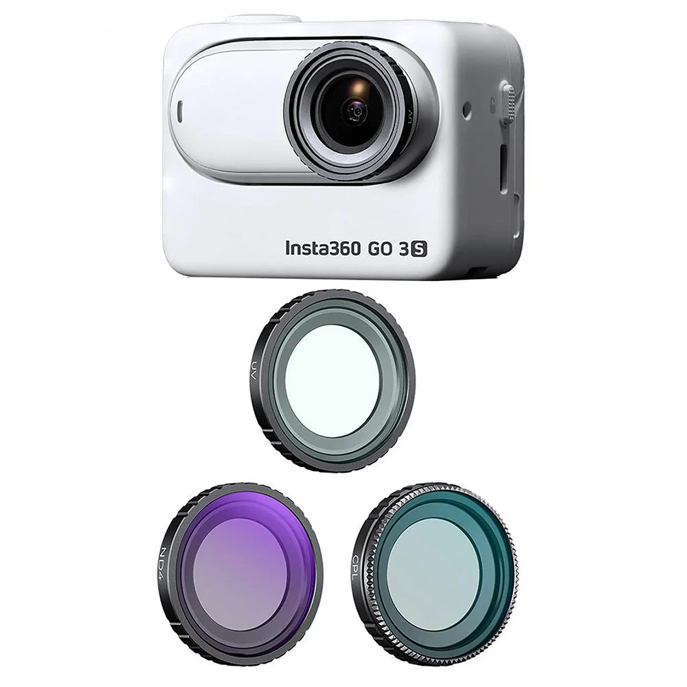 فیلتر لنز کی اند اف K&amp;F KIT ND4 UV CPL NANO X FOR INSTA360 GO3 FILTER — تصویر 5