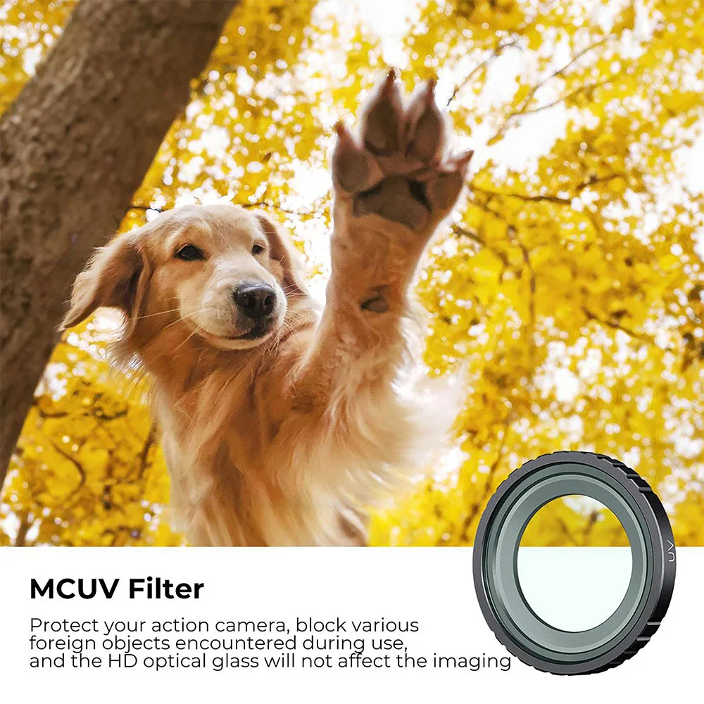 فیلتر لنز کی اند اف K&amp;F KIT ND4 UV CPL NANO X FOR INSTA360 GO3 FILTER — تصویر 4