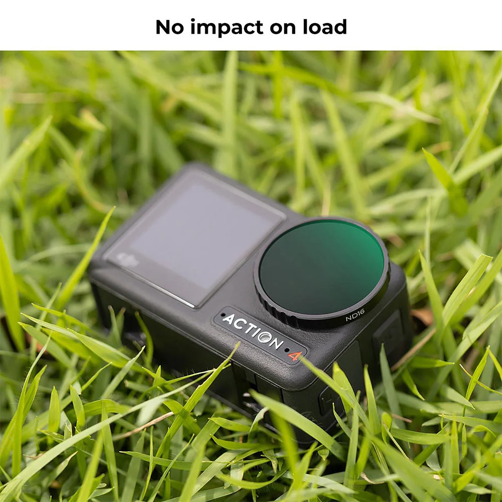 فیلتر لنز کی اند اف K&amp;F KIT ND8 ND16 ND32 ND64 NANO X FOR DJI OSMO ACTION 4 FILTER — تصویر 2