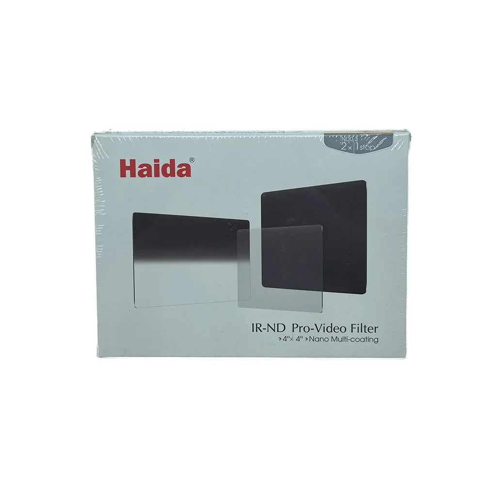 فیلتر لنز هایدا HAIDA ND2 NANO MULTI-COATING PRO-VIDEO 4*4mm SQUARE FILTER — تصویر 1