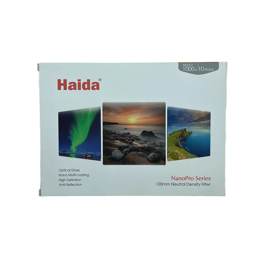 فیلتر لنز هایدا HAIDA ND1000 NANO-PRO 100*100mm SQUARE FILTER — تصویر 3