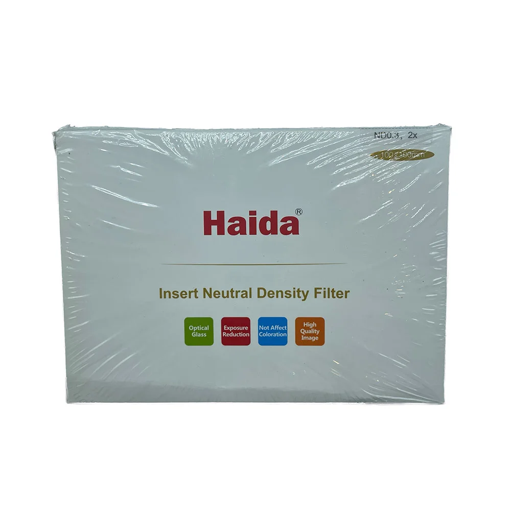 فیلتر لنز هایدا HAIDA  ND2 High-Quality 100*100mm SQUARE FILTER — تصویر 1