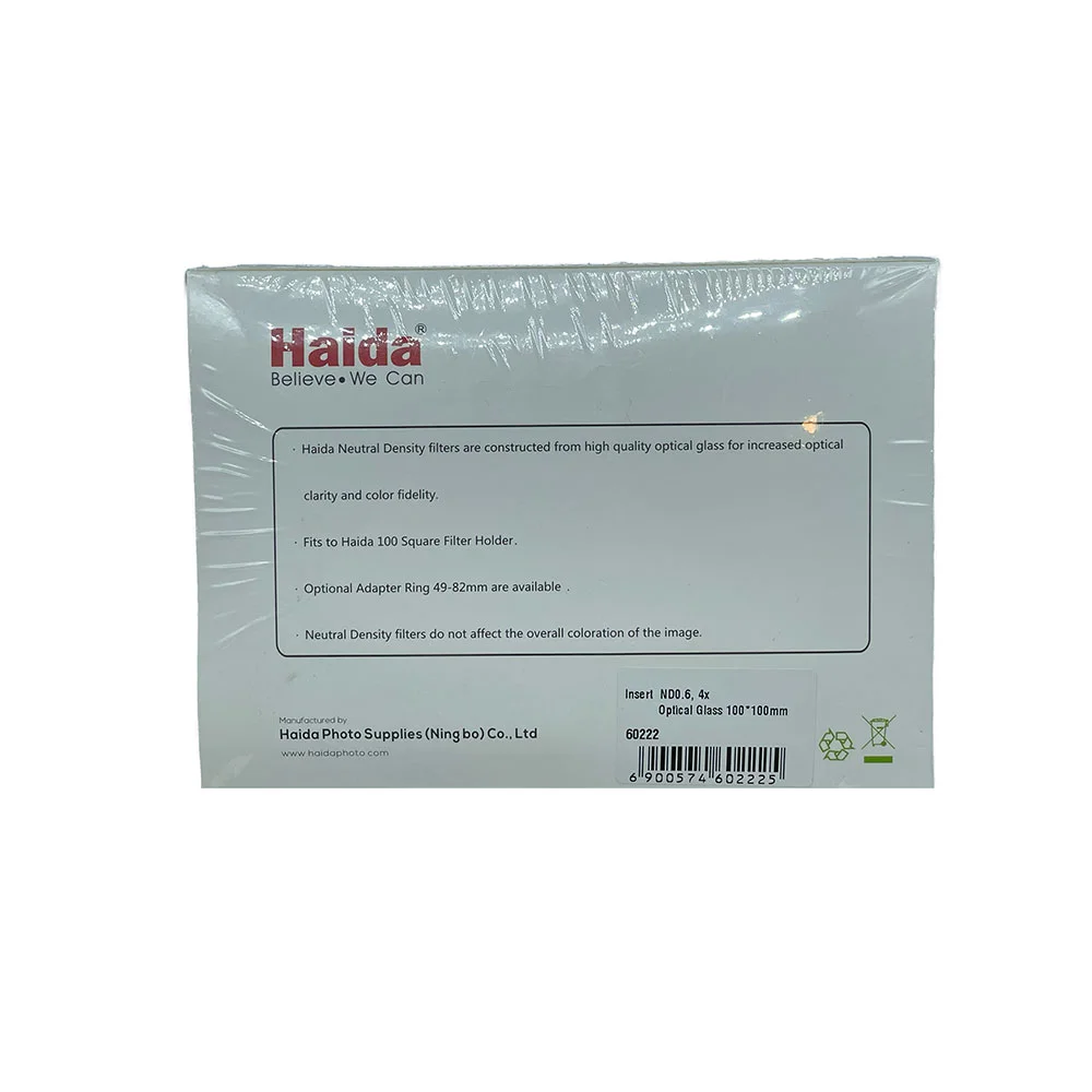 فیلتر لنز هایدا HAIDA ND4 High-Quality 100*100mm SQUARE FILTER — تصویر 3