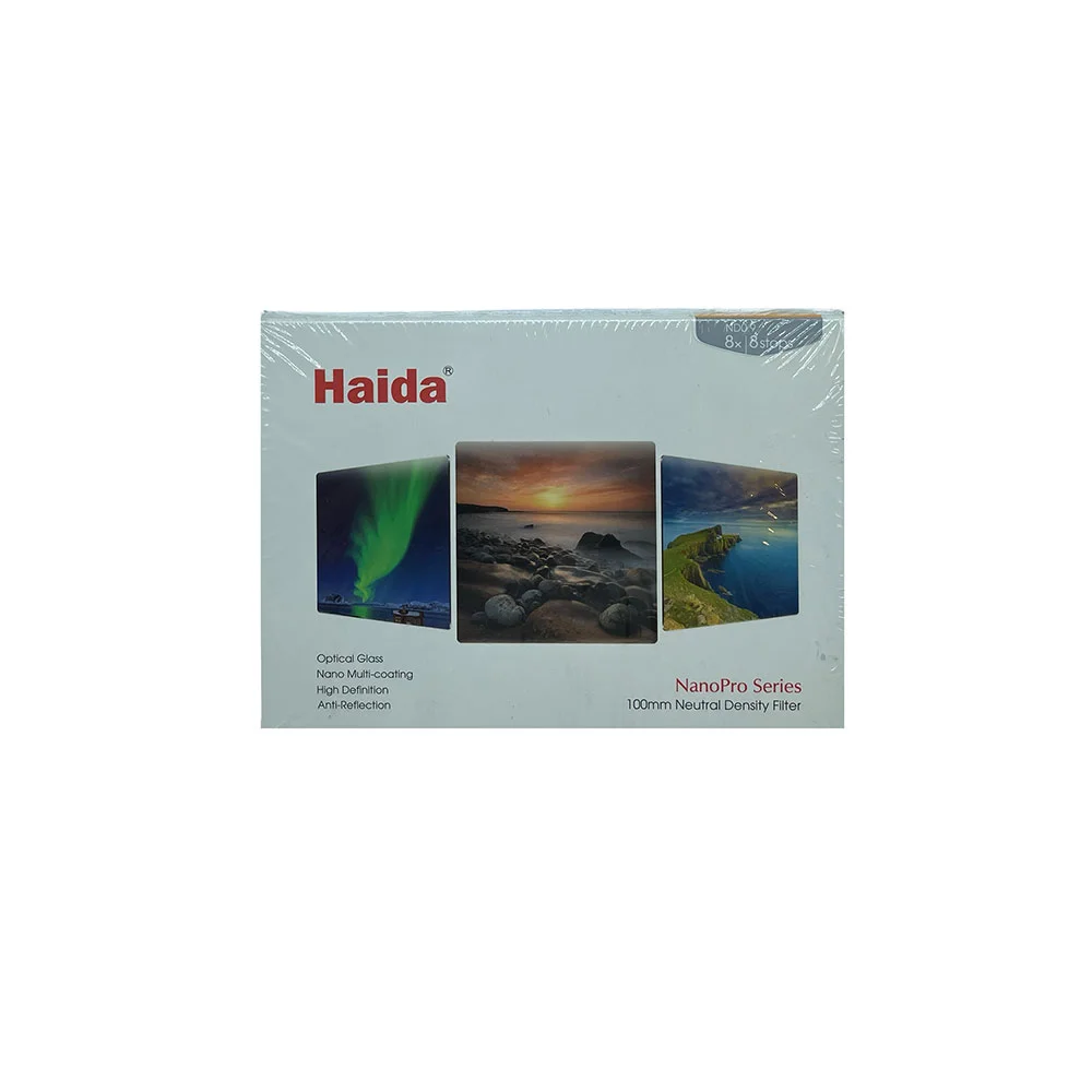 فیلتر لنز هایدا HAIDA ND8 NANO-PRO 100*100mm SQUARE FILTER — تصویر 2