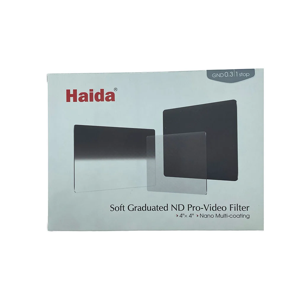 فیلتر لنز هایدا HAIDA SOFT GRADUATED ND2 NANO MULTI-COATING PRO-VIDEO 4*4mm SQUARE FILTER — تصویر 2
