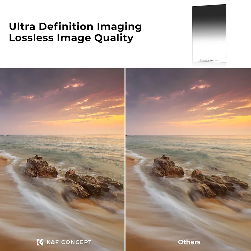 فیلتر لنز کی اند اف K&amp;F SGND16 NANO-X 100*150mm SQUARE FILTER — تصویر 1
