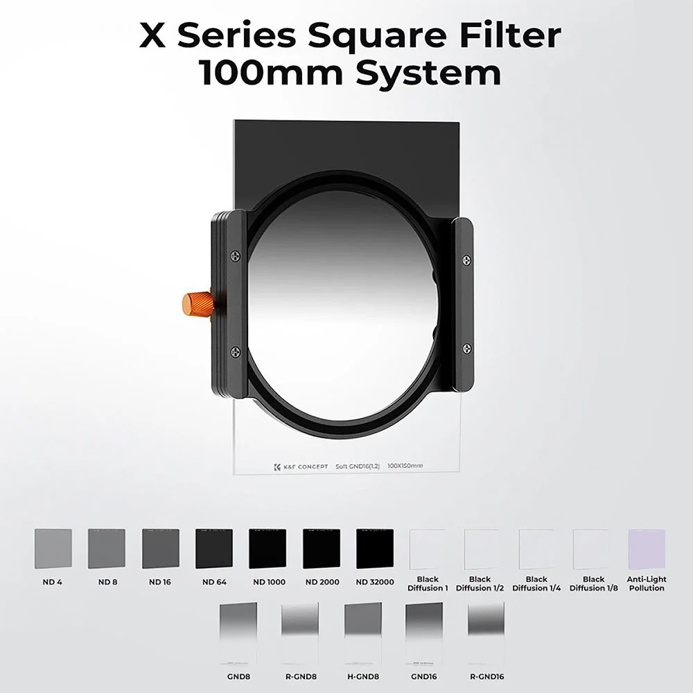 فیلتر لنز کی اند اف K&amp;F SGND16 NANO-X 100*150mm SQUARE FILTER — تصویر 2