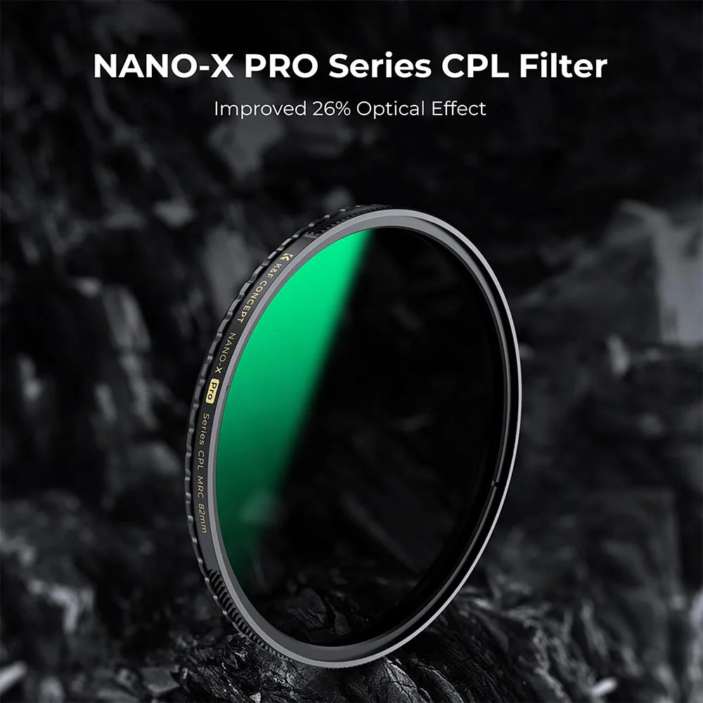 فیلتر لنز کی اند اف K&amp;F CPL COPPER MRC NANO X-PRO ۸۲mm SQUARE FILTER — تصویر 6