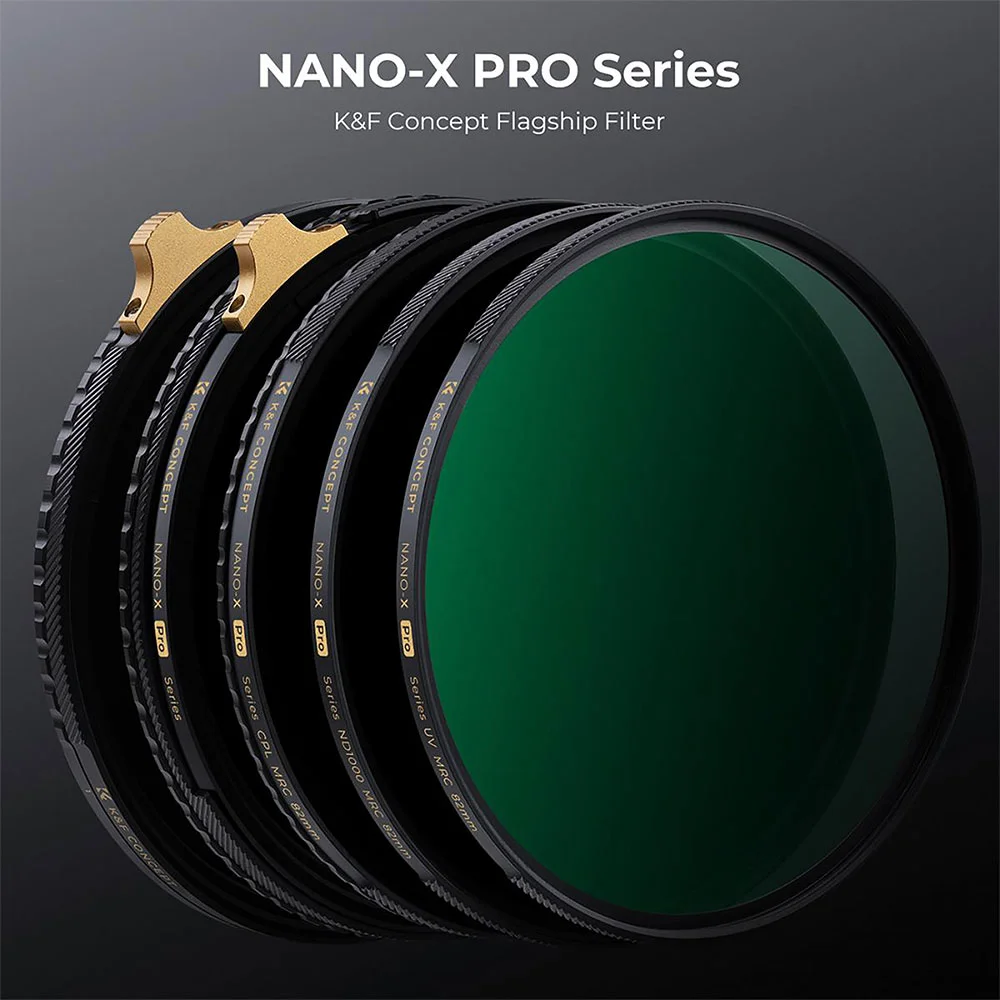 فیلتر لنز کی اند اف K&amp;F CPL COPPER MRC NANO X-PRO ۸۲mm SQUARE FILTER — تصویر 3