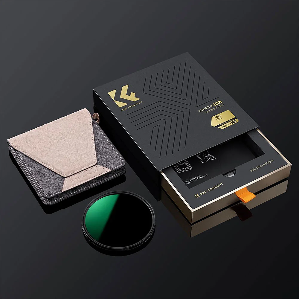 فیلتر لنز کی اند اف K&amp;F CPL COPPER MRC NANO X-PRO ۸۲mm SQUARE FILTER — تصویر 5
