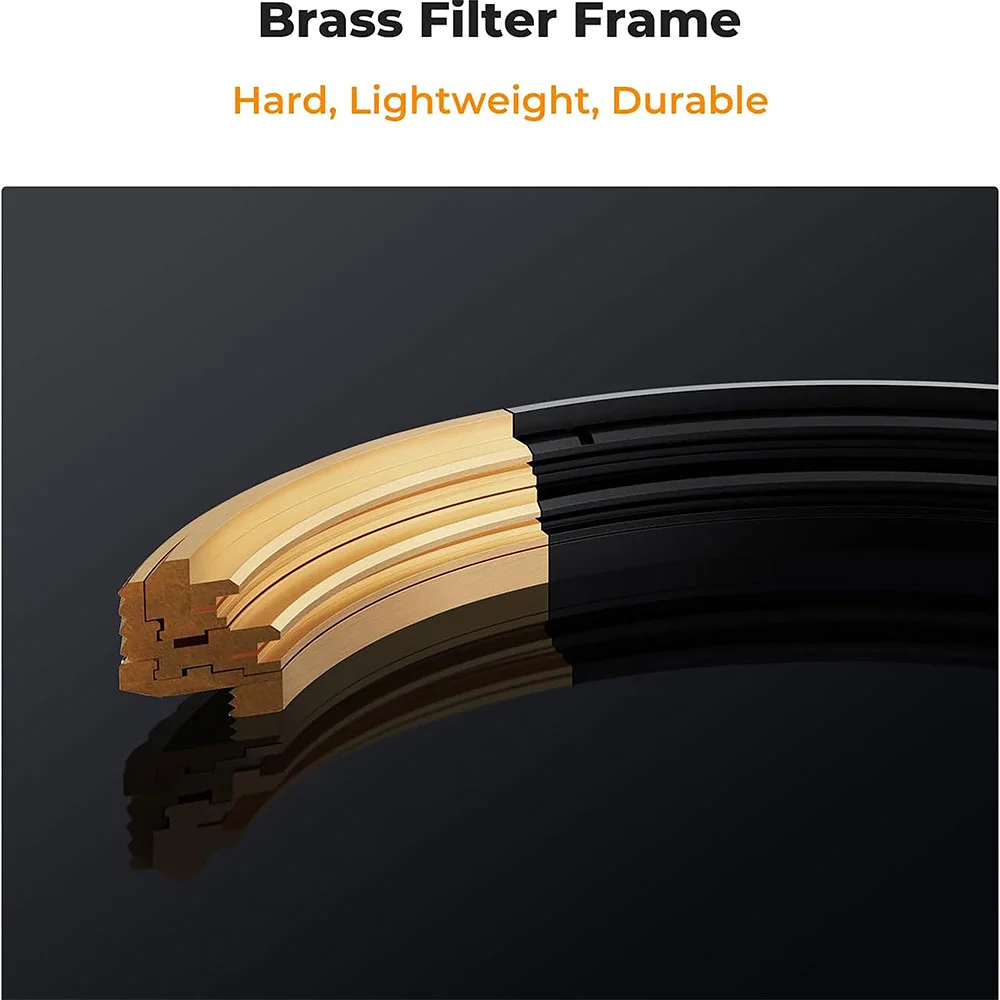 فیلتر لنز کی اند اف K&amp;F ND2-32 &amp;CPL COPPER MRC/NOX NANO X-PRO ۸۲mm SQUARE FILTER — تصویر 7