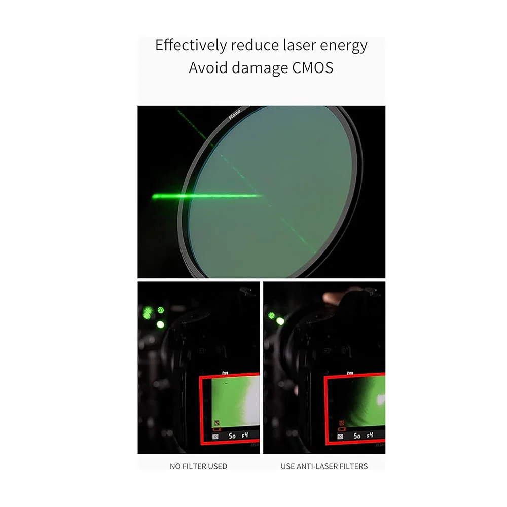 فیلتر لنز کیس KASE ANTI LASER ۶۷mm SQUARE FILTER — تصویر 2