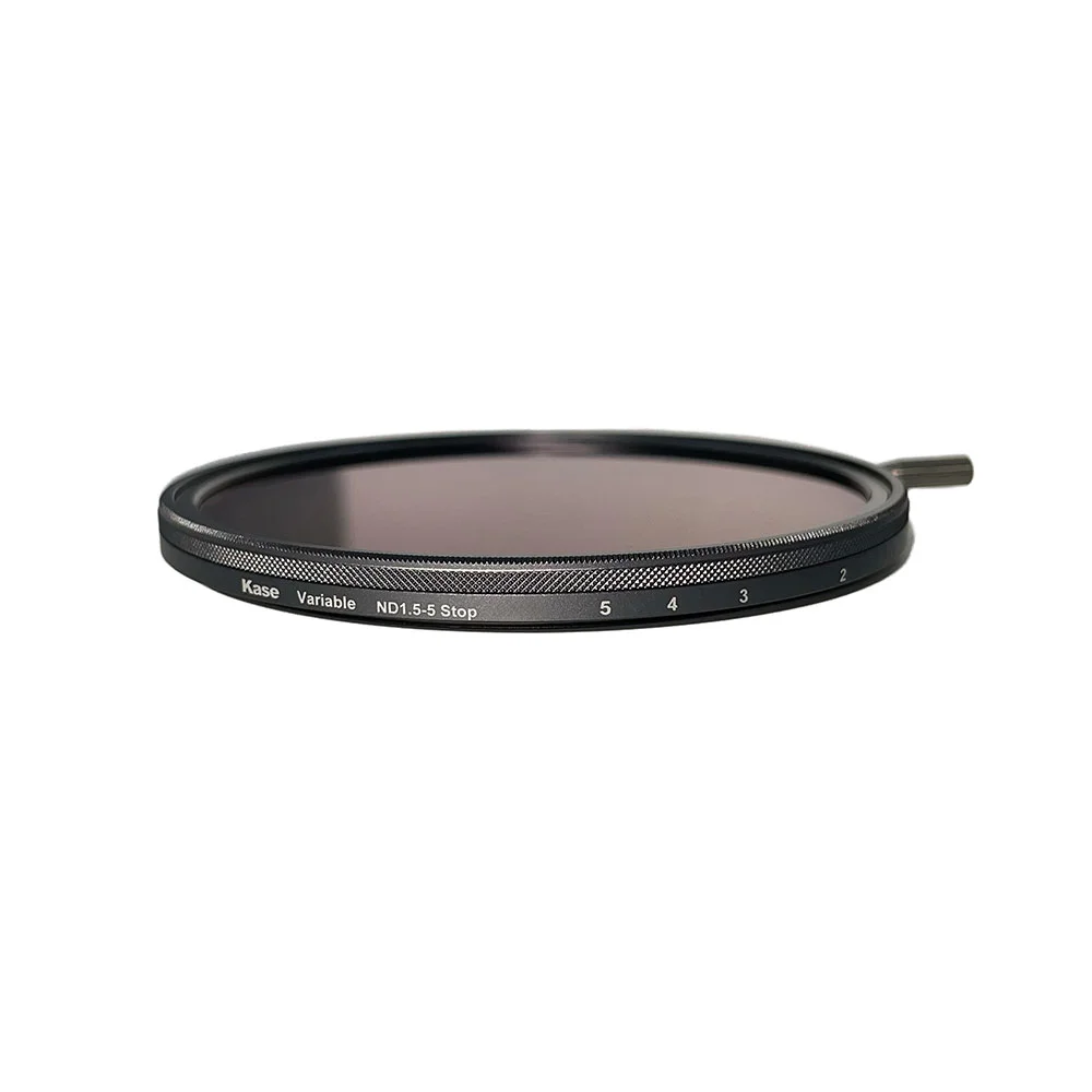 فیلتر لنز کیس KASE VARIABLE ND 1.5-5 CAP72 ۷۲mm SQUARE FILTER